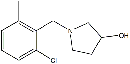 1-(2-chloro-6-methylbenzyl)pyrrolidin-3-ol Struktur