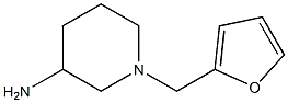 1-(furan-2-ylmethyl)piperidin-3-amine Struktur