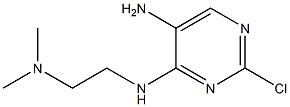 2-chloro-N4-[2-(dimethylamino)ethyl]pyrimidine-4,5-diamine Struktur