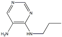 N4-propylpyrimidine-4,5-diamine Struktur