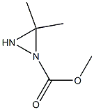 methyl 3,3-dimethyldiaziridine-1-carboxylate Struktur