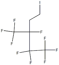 3,4,4,5,5,5-HEXAFLUORO-3-TRIFLUOROMETHYL-1-IODOPENTANE Struktur