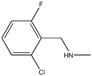 N-(2-CHLORO-6-FLUOROBENZYL)-N-METHYLAMINE Struktur