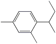 2,4-dimethyl-1-sec-butylbenzene Struktur