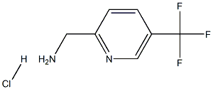 5-TRIFLUOROMETHYL-2-AMINOMETHYLPYRIDINE HYDROCHLORIDE Struktur