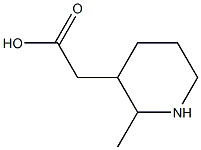 (2-METHYLPIPERIDIN-3-YL)ACETIC ACID Struktur