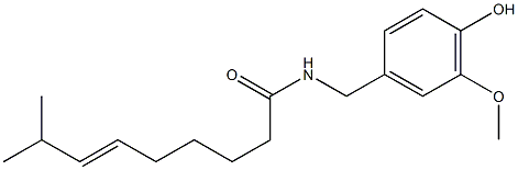 CAPSAICIN USP, & DEHYDRATED ALCOHOL Struktur