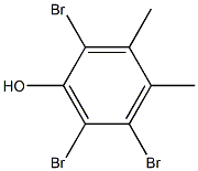 2,5,6-tribromo-3,4-xylenol Struktur