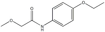 N-methoxyacetyl-p-phenetidine Struktur