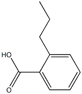 o-propylbenzoic acid Struktur