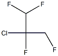 2-Chloro-1,2,3,3-tetrafluoropropane Struktur