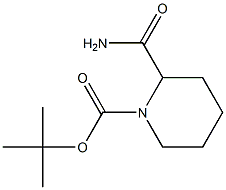 1-Boc-2-carbamoyl piperidine Struktur