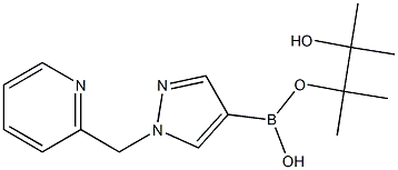 1-(pyridin-2-ylmethyl)-1H-pyrazole-4-boronic acid, pinacol ester Struktur