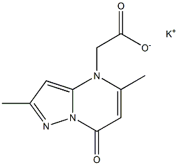 POTASSIUM (2,5-DIMETHYL-7-OXOPYRAZOLO[1,5-A]PYRIMIDIN-4(7H)-YL)ACETATE Struktur