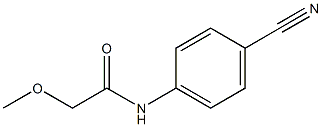 N-(4-CYANOPHENYL)-2-METHOXYACETAMIDE Struktur