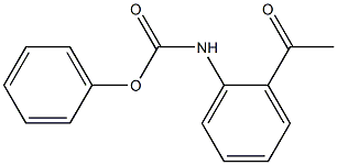 PHENYL 2-ACETYLPHENYLCARBAMATE Struktur