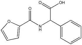 (2-FUROYLAMINO)(PHENYL)ACETIC ACID Struktur