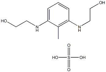 2,6-BIS(B-HYDROXYETHYLAMINO)TOLUENE SULFATE Struktur