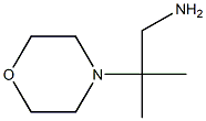 2-METHYL-2-(4-MORPHOLINO)PROPYLAMINE Struktur