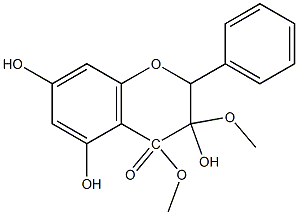 3,4-DIMETHOXY-3 5 7-TRIHYDROXYFLAVONE 97% Struktur