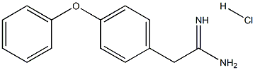 2-(4-PHENOXY-PHENYL)-ACETAMIDINE HCL Struktur