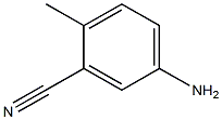 5-AMINO-2-METHYLBENZONITRILE, 97% MIN. Struktur