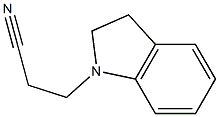 3-(2,3-DIHYDRO-1H-INDOL-1-YL)PROPANENITRILE Struktur