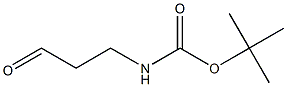 3-TERT-BUTOXYCARBONYLAMINOPROPANAL,95.0% Struktur