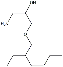 1-Amino-3-(2-ethyl-hexyloxy)-propan-2-ol Struktur