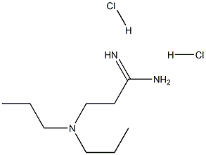 3-Dipropylamino-propionamidine 2HCl Struktur