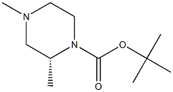 (R)-TERT-BUTYL 2,4-DIMETHYLPIPERAZINE-1-CARBOXYLATE Struktur