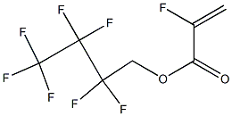 2-FLUOROPROPENOIC ACID-2,2,3,3,4,4,4-HEPTAFLUOROBUTYL ESTER Struktur