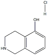 1,2,3,4-TETRAHYDROISOQUINOLIN-5-OL HYDROCHLORIDE Struktur