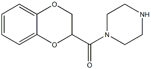 1,4-BENZODIOXANE-2-CARBONYLPIPERAZINE Struktur