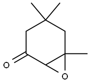 4,4,6-TRIMETHYL-7-OXABICYCLO{4,1,0}HEPTAN-2-ONE Struktur