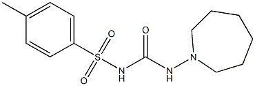 1-[({[(4-methylphenyl)sulfonyl]amino}carbonyl)amino]azepane Struktur