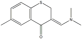 3-[(Z)-(dimethylamino)methylidene]-6-methyl-2H-thiochromen-4-one Struktur