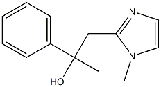 1-(1-methyl-1H-imidazol-2-yl)-2-phenylpropan-2-ol Struktur