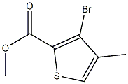 methyl 3-bromo-4-methylthiophene-2-carboxylate Struktur