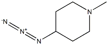 4-Azido-1-methylpiperidine Struktur