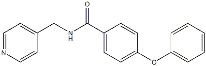 4-phenoxy-N-(4-pyridinylmethyl)benzenecarboxamide Struktur