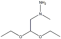 1-Methylhydrazinoacetaldehydediethyl acetal Struktur