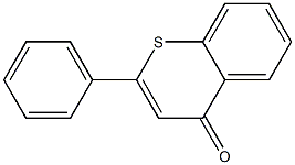 2-phenyl-4H-1-benzothiin-4-one Struktur