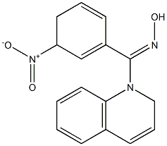 3,4-dihydro-1(2H)-quinolinyl(3-nitrophenyl)methanone oxime Struktur