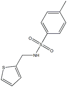 N1-(2-thienylmethyl)-4-methylbenzene-1-sulfonamide Struktur