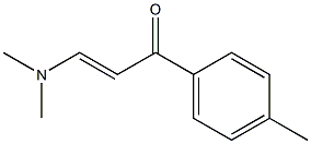 3-(dimethylamino)-1-(4-methylphenyl)prop-2-en-1-one Struktur