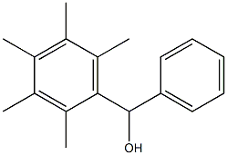 (2,3,4,5,6-pentamethylphenyl)(phenyl)methanol Struktur