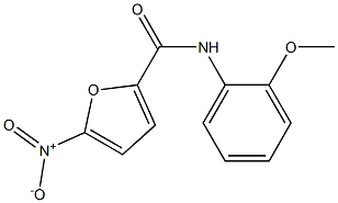 N2-(2-methoxyphenyl)-5-nitro-2-furamide Struktur