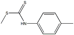 methyl 4-toluidinomethanedithioate Struktur