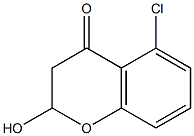 5-chloro-2-hydroxychroman-4-one Struktur